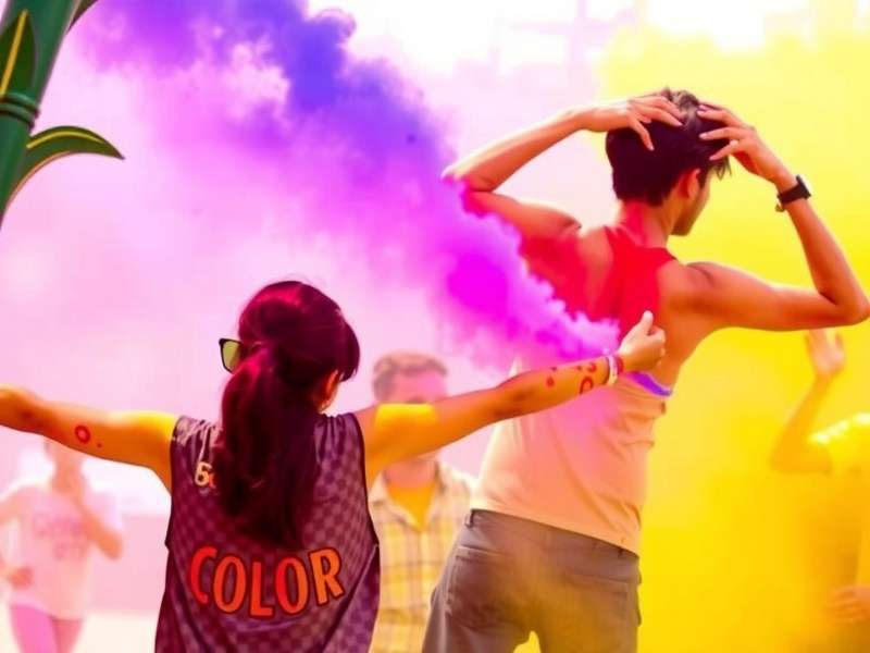 Holi Color Wonderland festival event